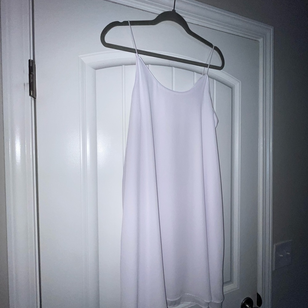 Elegant White Slip Dress